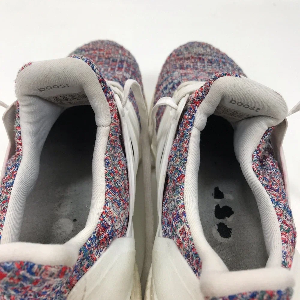 Adidas Ultraboost 4.0 White‎ Multicolor Men's Size 6 F34036 Ultra Boost Running